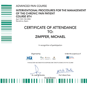 Management of the chronic pain patient