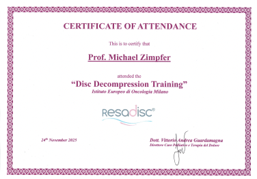 Disc Decompression Training