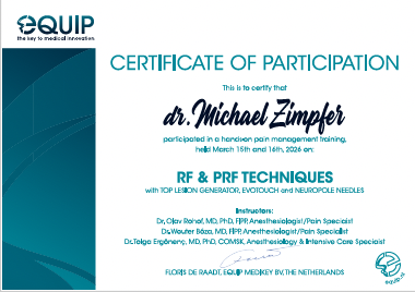 RF & PRF Techniques, EQIP MEDIKEY BV, Leiden, The Netherlands